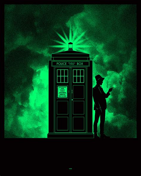 Doctor Who Glow In The Dark Art By Matt Ferguson — Geektyrant