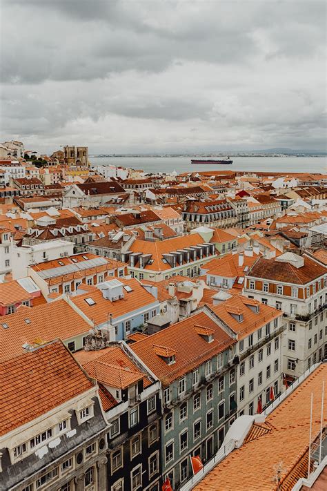 Hd Wallpaper Cityscape Of Lisbon Portugal Day Architecture