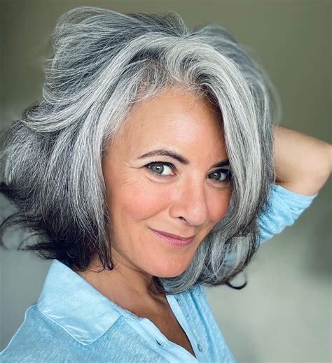 Top Salt And Pepper Hair Color Ideas To Try In Hair Adviser Grey Brown Hair Long Gray