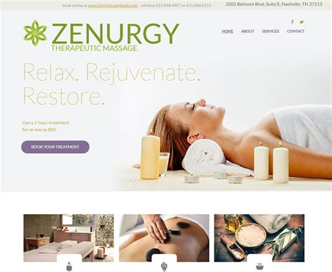100 Best Massage Therapy Website Designs
