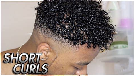 Short male undercut for curled hair. HOW TO: Get Short Curly Hair For Black Men + 3C & 4A Curly ...