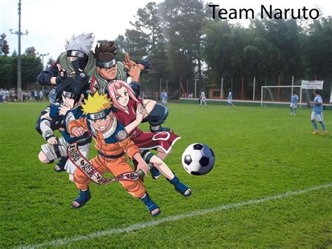 Naruto Playing Soccer Anime Amino