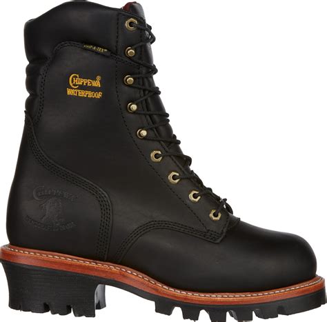 Chippewa Boots Mens Oiled Logger Eh Steel Toe Lace Up Work Boots Academy