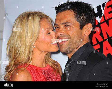Kelly Ripa Mark Consuelos In Attendance For The Normal Heart Revival