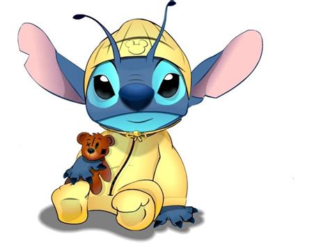 Baby Stitch By Luckysas On Deviantart Stitch Drawing Stitch Disney