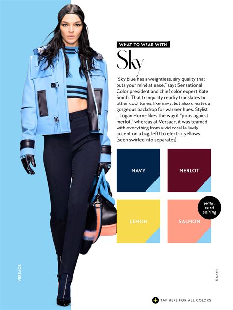 What To Wear With The Colour Sky Blue Version 3 Color Combos
