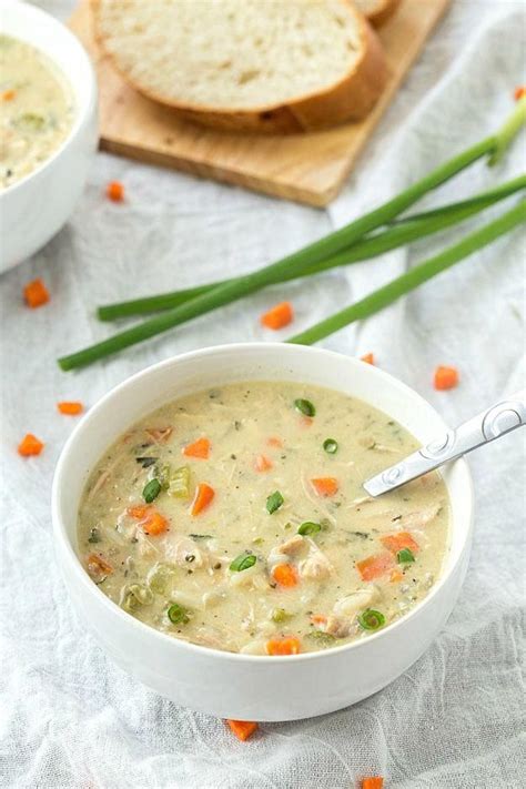 The whole family will love this one! Copycat Panera Chicken and Wild Rice Soup Recipe - The ...