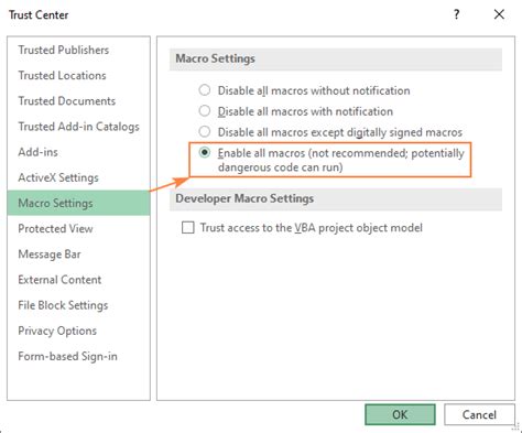 How To Enable And Disable Macros In Excel