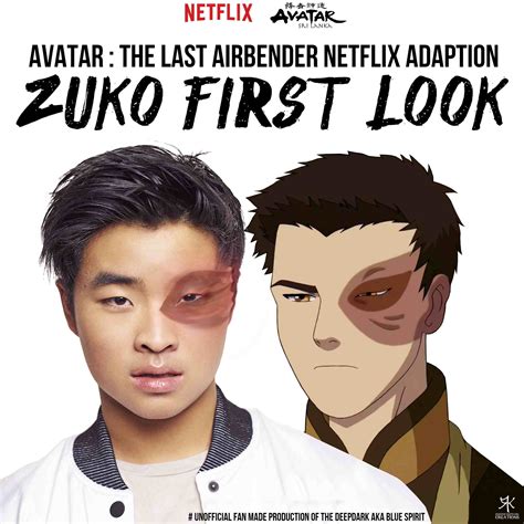 Avatar The Last Airbender Netflix Adaptation Zukos Look As Lee Fandom