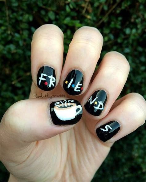 Totally Going To Do This FRIENDS Nail Art With Images Tumblr Nail Art Trendy Nails