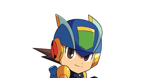 Mega Man Battle Network Chibi Megaman Character Cross Fusion Pixiv