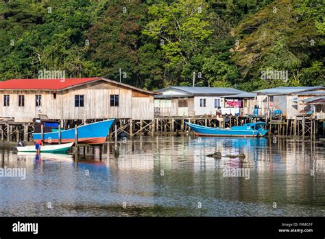 Traditional Housing In The Fishing Port Of Kudat Sabah East Malaysia
