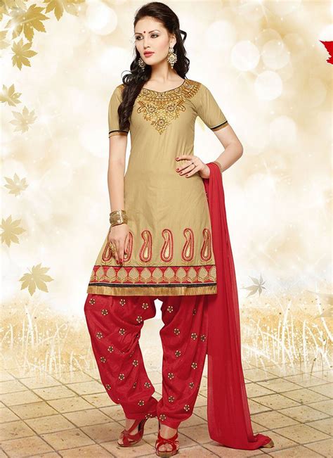 Latest Fashion Of Designer Punjabi Dresses Patiala Salwar Kameez