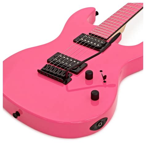 Dean Custom Zone Fluorescent Pink Gear4music