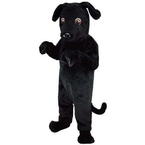 Black Lab Lightweight Mascot Costume Starcostumes