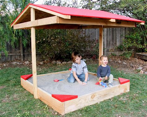 How To Build A Covered Sandbox How Tos Diy