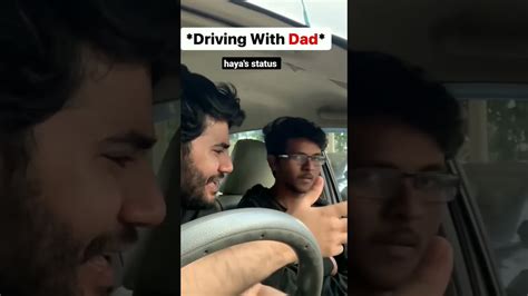 Dad K Sath Driving Krna Sch Me Bhtt Tough Hota Hai 😅🙏 Shorts Hayasstatus Explore Funny