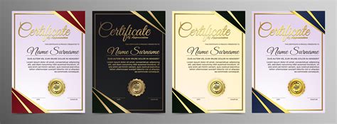 Creative Certificate Of Appreciation Award 1213464 Vector Art At Vecteezy