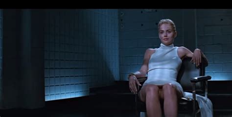Sharon Stone Recreates Famous Basic Instinct Leg Crossing Scene At 61