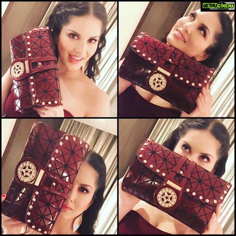 Sunny Leone Instagram Thanks Rockystarofficial For This Clutch