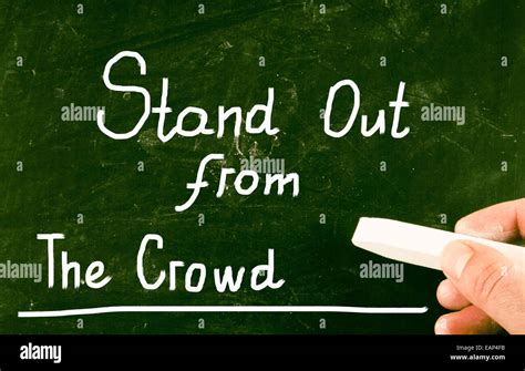 Stand Out From The Crowd Stock Photo Alamy