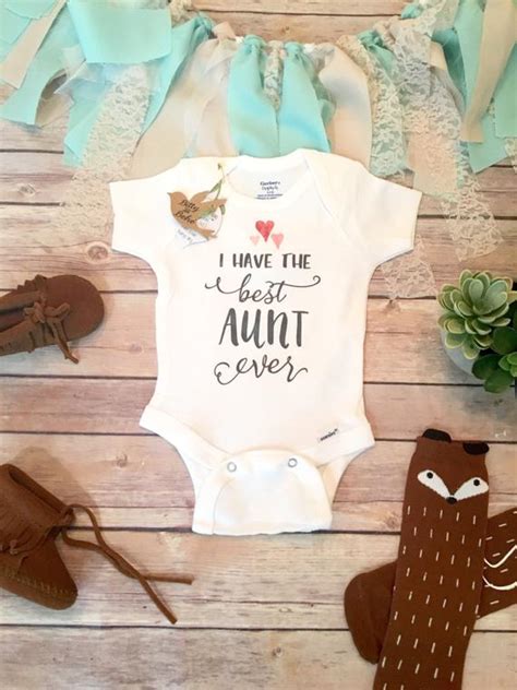 These are seriously cute, cute, cute! Aunt Onesie® Unique Baby Gift Unisex Baby ClothesAunt