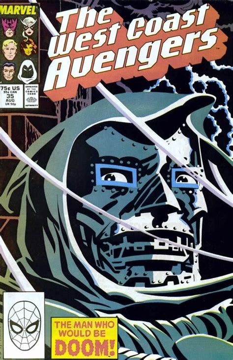 The West Coast Avengers 35 By Al Milgrom Doom Cómics Marvel Cómic