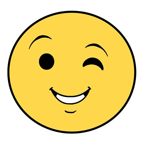 Smiley Wink Emoji Emoticon Drawing Smiley Png Download 980982 Images