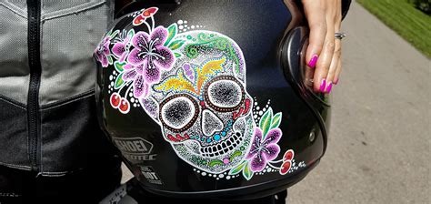 Motorcycle Helmet Painting Custom Looks For Ridingracing