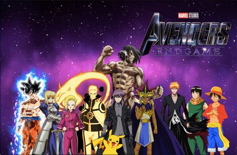 Anime Avengers End Game By 2006slick On Deviantart