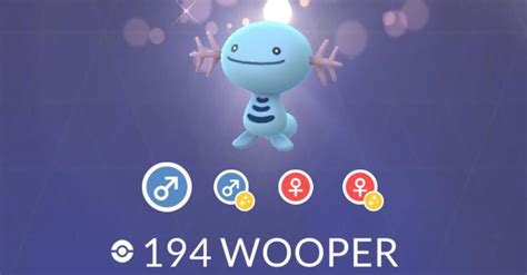 Can Wooper Be Shiny Pokémon Go