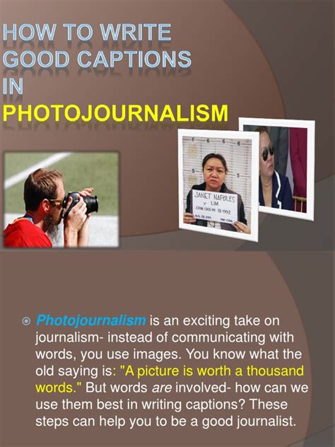 How To Write Good Captions In Photojournalism Pdf Violence Unrest