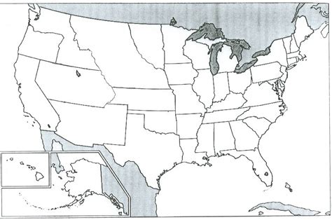 Pdf Blank Us Map Quiz Best Map Collection
