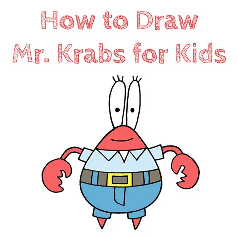How To Draw Mr Krabs Daughter Peppa Thephoto Kolam Hug