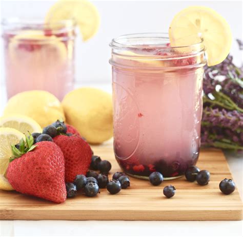 Lavender Berry Sparkling Lemonade Milk And Honey Nutrition