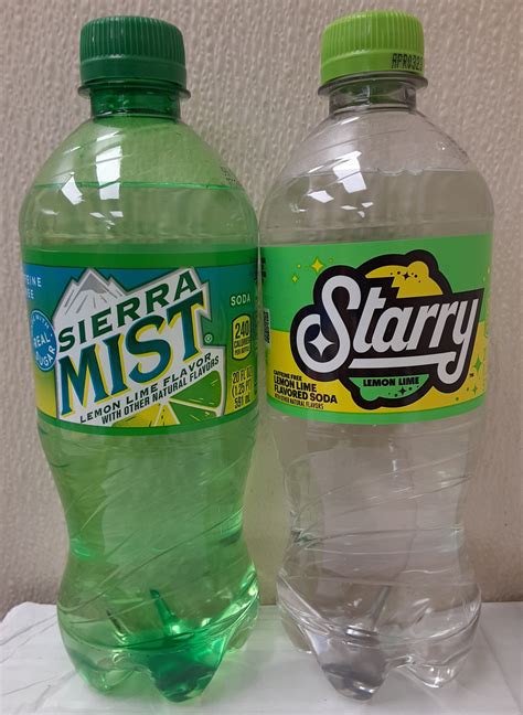 Head To Head Taste Test Sierra Mist Vs Starry