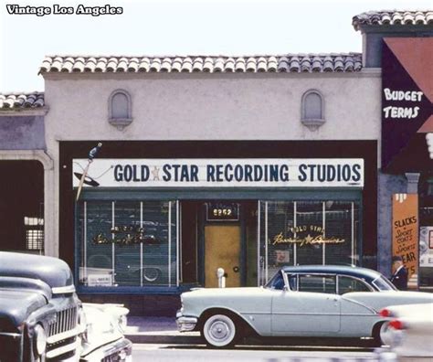 Gold Star Studios Los Angeles 1950s Recording Studio Gold Stars