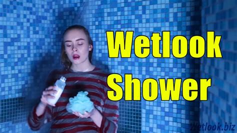 Wetlook Shower Girl Shower Wetlook Wet Shower Youtube