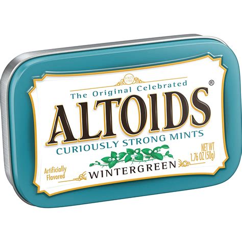 Altoids Wintergreen Mints Single Pack 176 Ounce Candy