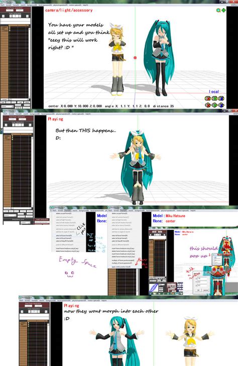 Mmd Tutorial Using Multiple Models By Technologicalcat On Deviantart