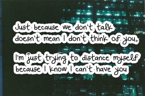 Just Because We Dont Talk ~ Quotes Pictures