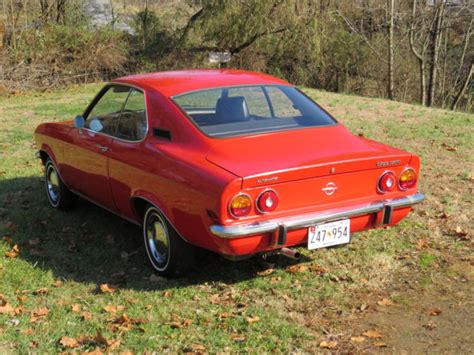 1972 Opel Manta Survivor Only 50000 Miles For Sale Opel 1900 1972