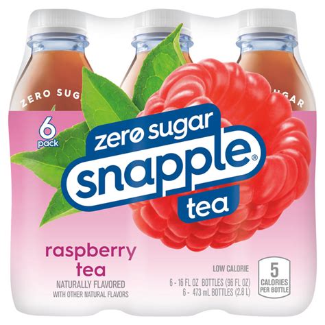 Save On Snapple Diet Tea Raspberry 6 Pk Plastic Order Online Delivery Giant