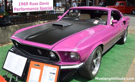Purple 1969 Mach 1 Russ Davis Performance Special Ford Mustang Fastback