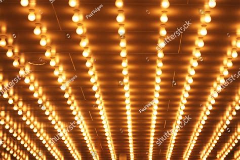 Theatre Lightbulbs Picture Of Rows Of Theater Marquee Lights On An