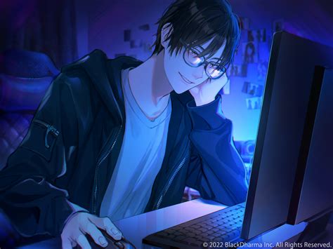 Anime Artwork Anime Boys Glasses Computer Wallpaper Resolution