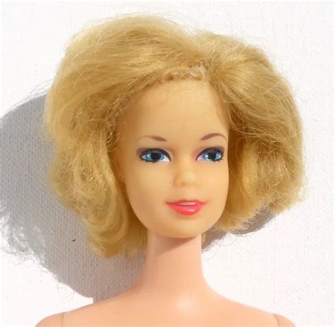Vintage Mod Barbie Stacey Blonde Short Flip Twist N Turn Tnt Doll