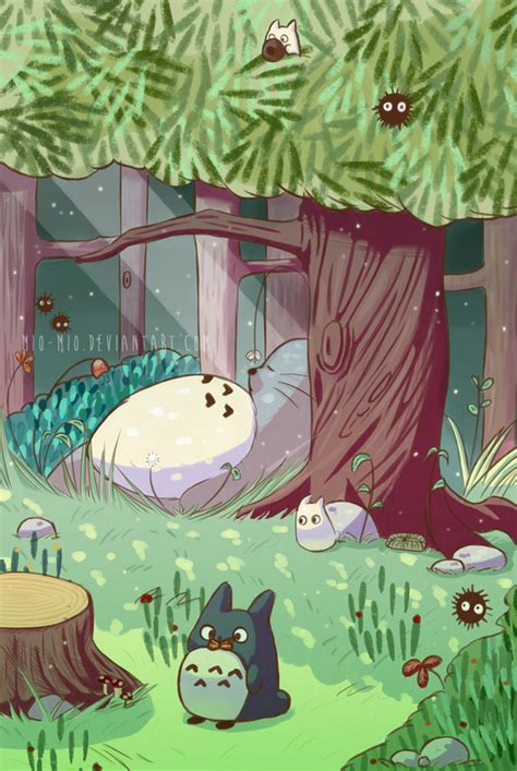 My Neighbour Totoro By Mio Mio On Deviantart Totoro Art Totoro