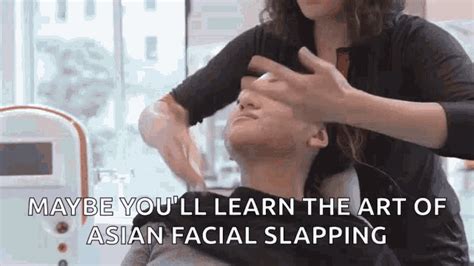 asian facial slapping art spa