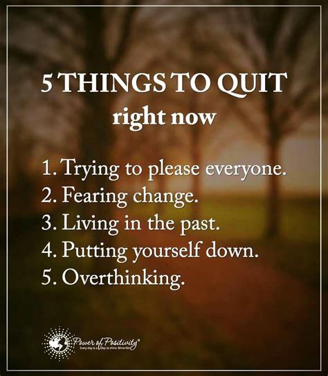 Life Lessons 5 Things To Quit Right Now1 Trying To Please Everyone 2